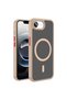 iPhone 17E Case Magsafe Supported Camera Raised Silicone Matte Anti-Fingerprint Senk
