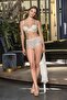 Transparent Bolero, Bra and Boxer Suit Ecru