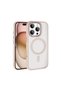 iPhone 16 Pro Max Case Magsafe Transparent Back Face Camera Raised Silicone - 4