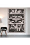 Gorillaz Wall Covering Wall Tapestry First Quality Satin Fabric Poster