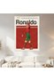 Cristiano Ronaldo Portugal Wall Covering Wall Tapestry First Quality Satin Fabric Poster - 2