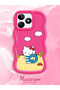 Realme C53 Compatible Case Camera Protector Red Silicone Couple Phone Case Kitty Pattern - 2