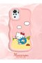 Poco M5S Compatible Case Camera Protector Pink Silicone Couple Phone Case Kitty Pattern - 2