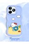 Realme C53 Compatible Case Camera Protector Blue Silicone Couple Phone Case Kitty Pattern - 2