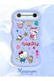 Tecno Pova Slim Compatible Case Camera Protector Blue Silicone Couple Phone Case Kitty Pattern - 2