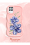 Samsung Galaxy A12 Compatible Case Camera Protector Pink Silicone Couple Phone Case Floral Pattern - 2