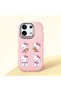Redmi Note 13 Pro 5g Compatible Case with Camera Protector Pink Silicone Couple Phone Case with Kitty Pattern