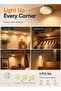 Wireless LED Cabinet Light | 3pcs Remote Control Puck Lights | COB Stick On Under Cabinet Lamp With 30 Min Timer For Wardrobe Kitchen - 8