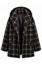 Urban Retro Hooded Oversize Jacket Coat Women's Dark Brown - 2