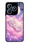 Realme C63 Moonlit Dream Kitten Design Glossy Phone Case