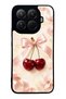 Xiaomi Mi 15t Pro Glossy Phone Case with Cherry Pearl Ribbon Design