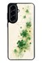 Samsung A57 Glossy Phone Case with Lucky Clover Whisper Design