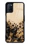 Oppo A52 Golden Leopard Heart Design Glossy Phone Case
