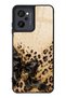 Casper M45 Golden Leopard Heart Design Glossy Phone Case
