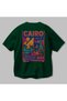 Cairo Egypt Green Oversize Country City Back Printed Unisex T-Shirt 100% Cotton Premium - 3