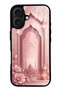 iPhone 16 Blush Palace Garden Design Glossy Phone Case