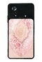 Xiaomi Poco X4 Pro Glossy Phone Case with Blush Ottoman Rose Design