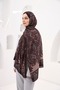 Petra Dolgun Ethnic Pattern Shawl - Brown Indigo - 4