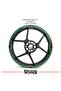 17 inch wheel sticker set compatible with all motorcycles