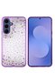 Galaxy S26 Fe Case Camera Raised Silvery Drop Stone Silicone Brsa