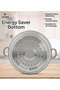 Life Smile 36 cm Oven-Safe Granite Coating Cooking Pot with Glass Lid -Gray - 3