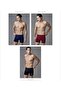 Men's Boxer Briefs, Compact Colorful Boxer Briefs, 95% Cotton 5% Elastane - 2