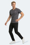 Rivaldo t Men's V-Neck Dark Gray T-Shirt - 8