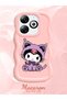 Infinix Hot 40I Compatible Case Camera Protector Pink Silicone Couple Phone Case Kuromi Pattern - 2