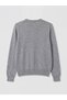 Lcw Vision Gray Knitwear Plain Women's Cardigan with Nevavm Difference - 6