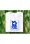 Matisse Blue Cutout Printed Unisex Oversize T-Shirt