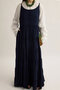 Layered Gilet Dress Navy Blue - 4