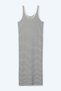 Women's Ribbed Dress Striped - 3
