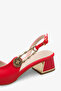 Wesay Women's Accessory Heeled Shoes - Red - 5