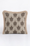 Classic Damask Design Fringed Pillowcase - Avant-Garde Ottoman Mink Cream Tassel Throw Pillow Cover - 3