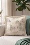 Vintage Rococo French Fringed Pillowcase - Pastoral Nostalgic Beige Mink Tassel Throw Pillow Cover - 5