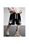 Unisex Oversize Relaxed Fit High Waist Special Design Printed Summer Shorts