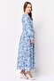 Jeans Women Abstract Print Maxi Dress, Multicolor - 2
