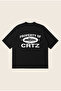 Corteiz Property Printed Oversize Boxy Cut Unisex 100% Cotton Tshirt |   Streetwear
