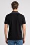 Men Regular Fit Embroidered Logo Short Sleeve Polo Shirt, Black - 4