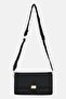 Women Brand Logo Cross Body Bag, Black