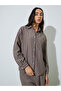 Brown Striped Shirt And Trousers Co-Ord Set - 2
