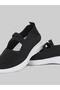 Plain Two Strap Slip-On Sneakers - 3