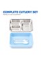 - 3-Compartment Stainless Steel Lunch Box - Dinosaur - 6