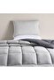 Down Alternative 2-piece Reversible Comforter Set 150x220cm - Grey - 2