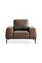 VLOG SINGLE SEATER SOFA- BROWN - 6