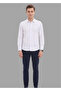 Men's Slim Fit Long Sleeve Sweat-Absorbing Breathable Texture Four Seasons Shirt - 2