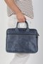 Genuine Crazy Leather Handmade Laptop and Briefcase - Calfskin Special Design - 13-14 Inches - 3