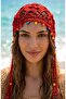 Women's Cotton Bohemian Beaded Knitted Bandana Beanie - 2