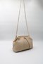 Women's Straw Clutch Portfolio Chain Crossbody Hand and Shoulder Bag - 4