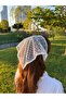 Lace-Detail Triangle Bandana - 3